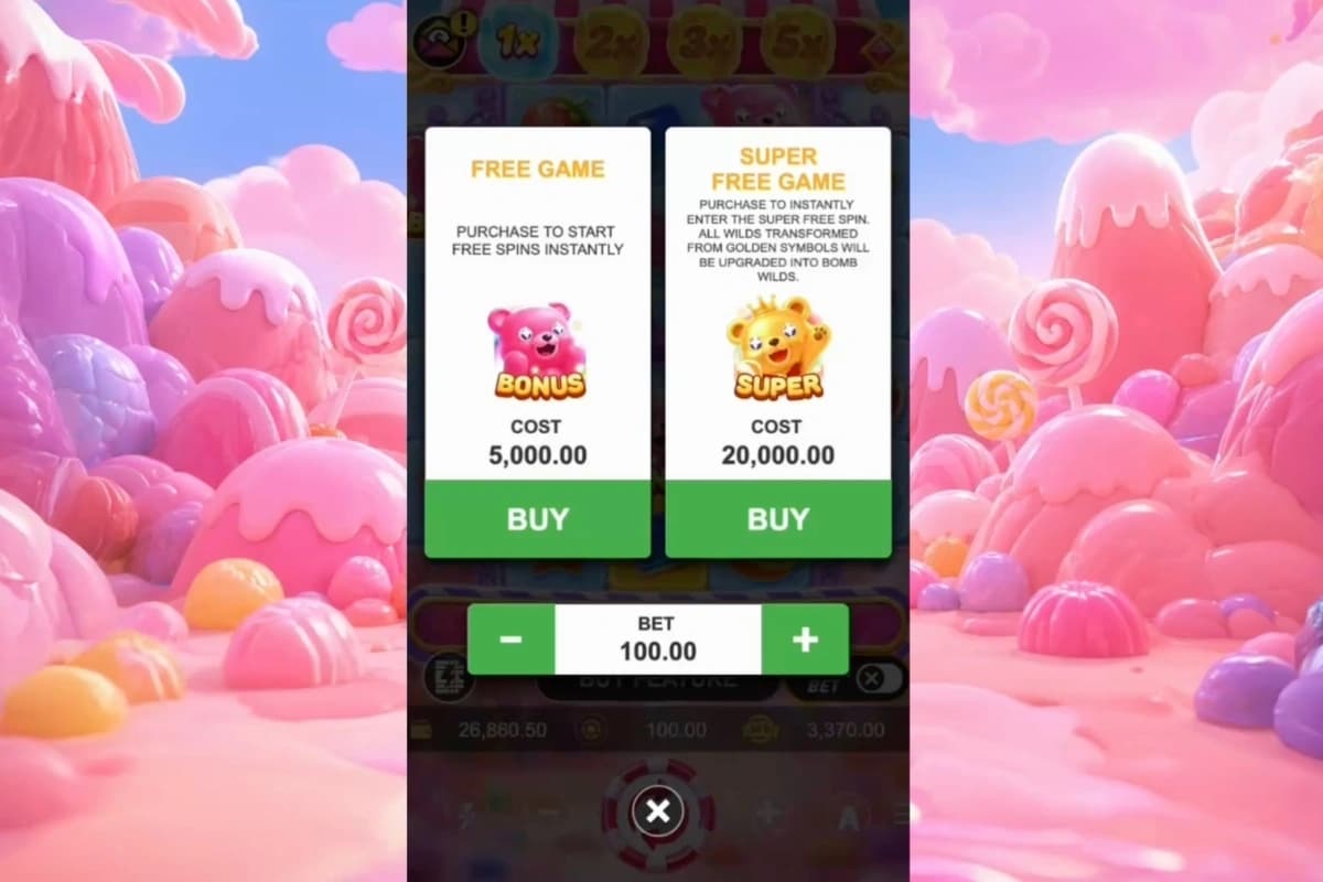 5G GAMES SUGAR BANG 1000 gameplay showcasing the official slot game experience.