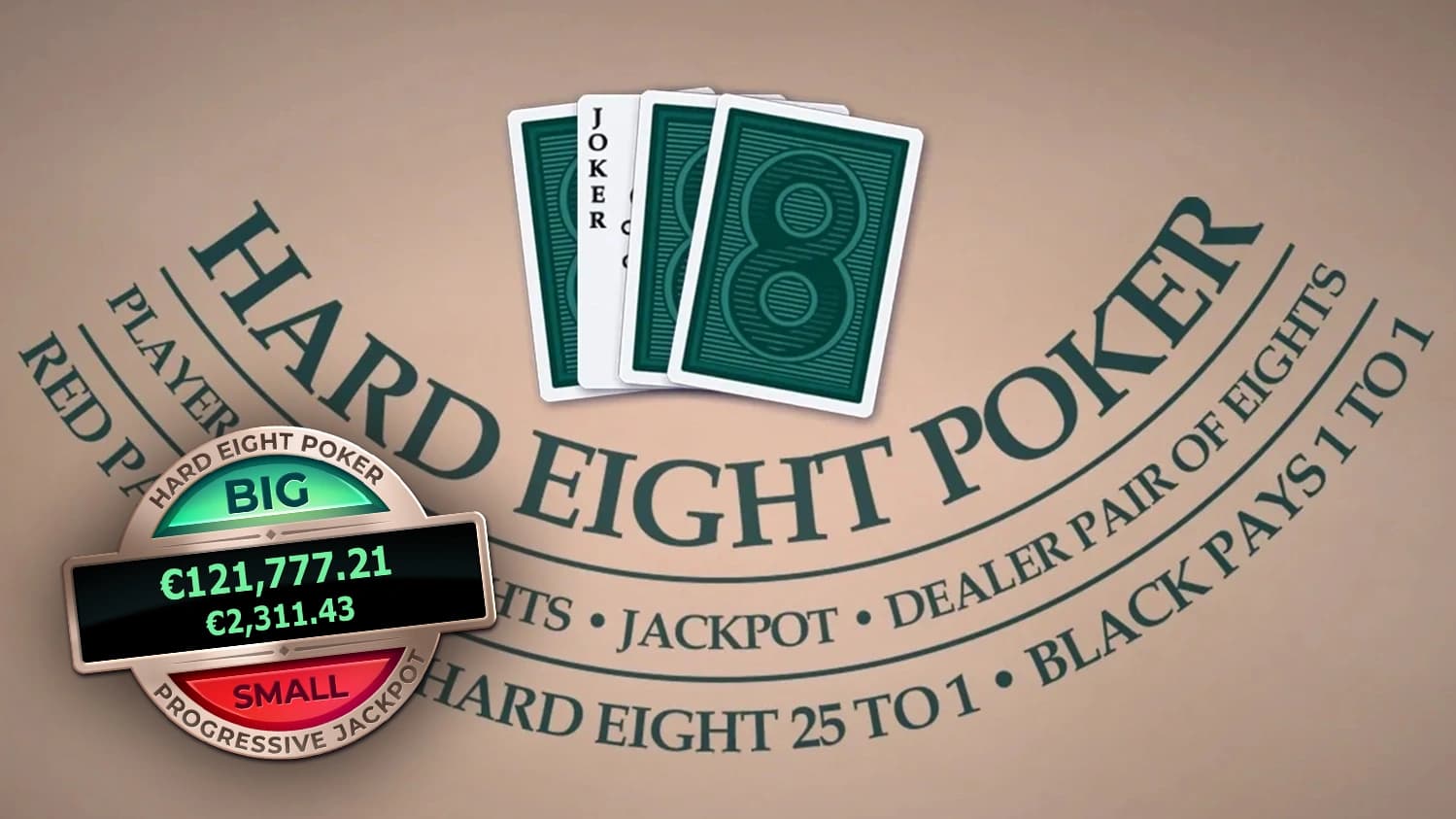 Hard Eight Poker game screenshot
