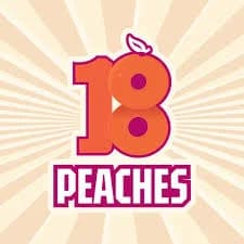 18Peaches logo