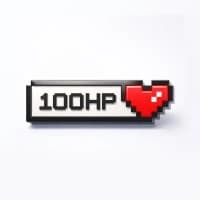 100HP Gaming logo
