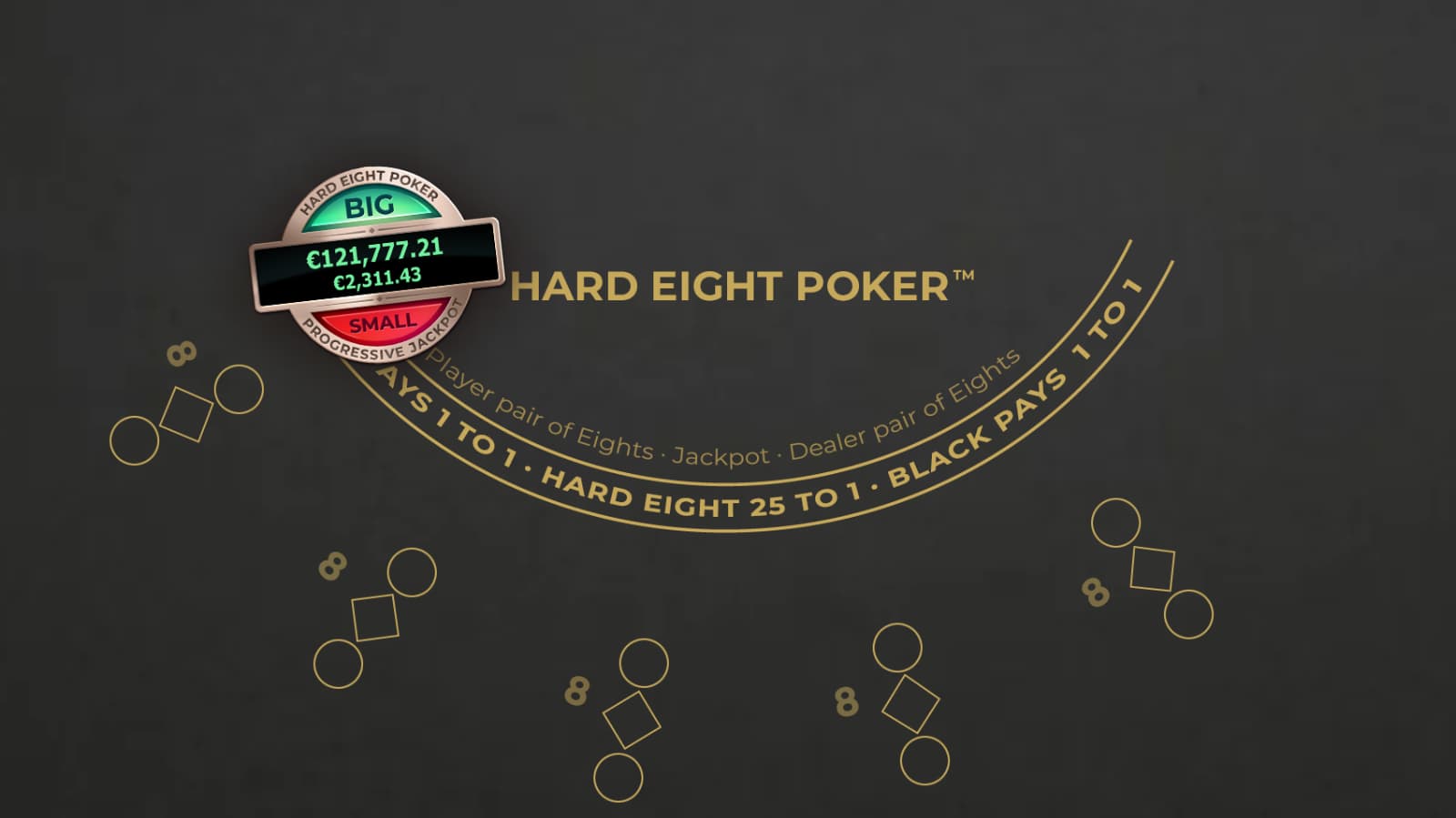 Hard Eight Poker game screenshot