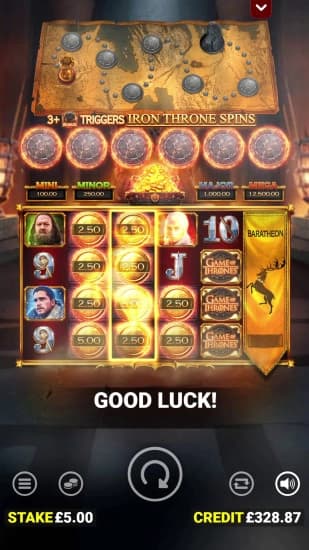 Game of Thrones game screenshot
