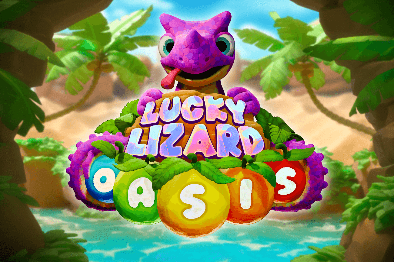 Lucky Lizard Oasis game screenshot